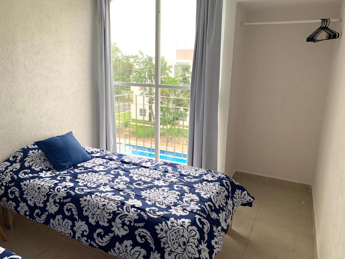 Departamento 2 Habitaciones Vista A La Alberca Sky By Eita Cancun Ngoại thất bức ảnh