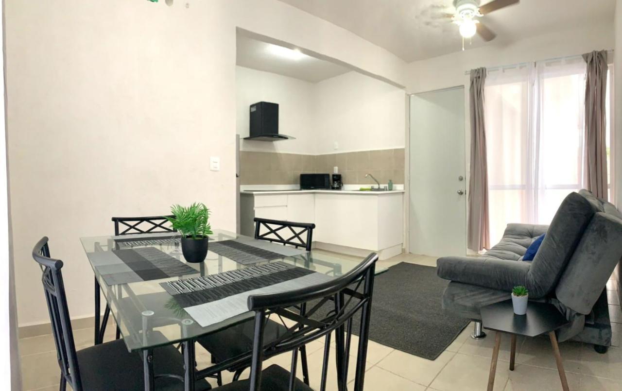 Departamento 2 Habitaciones Vista A La Alberca Sky By Eita Cancun Ngoại thất bức ảnh
